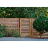 LIFETIME STEEL POST 8 ft. x 4 in. Powder Coated Black Steel Metal Fence Post with Top Plate for In-Ground Line Applications