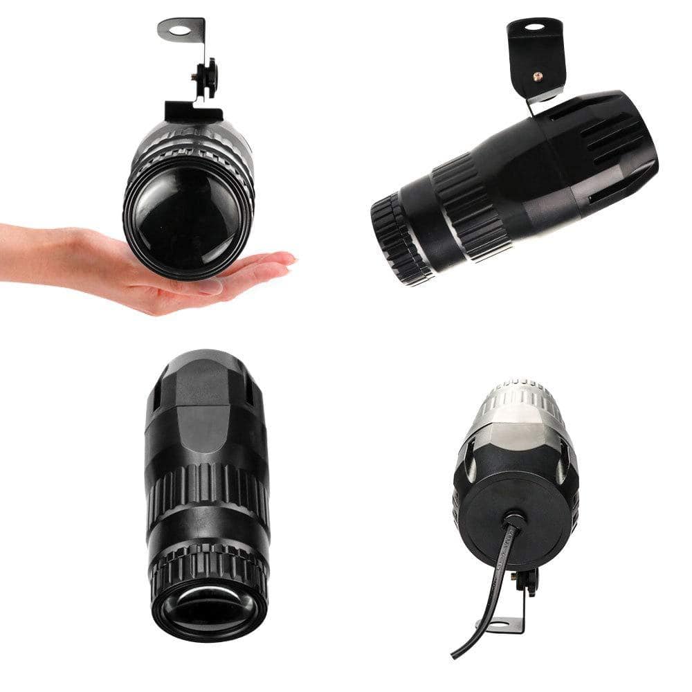 Lukyamzn Pinspot Light with Remote, Mini 15W RGBW LED Beam Spot Lights Stage Effect Lighting