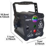 Lukyamzn Mini Disco DJ Light Portable Sound Activated Led Projector Strobe Lamp Party Decorations Light with Remote Control