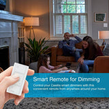 Lutron Pico Smart Remote (3-Button, Dimming) for Caseta Smart Dimmer Switch, Black (PJ2-3BRL-GBL-L01)