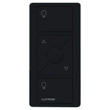 Lutron Pico Smart Remote (3-Button, Dimming) for Caseta Smart Dimmer Switch, Black (PJ2-3BRL-GBL-L01)