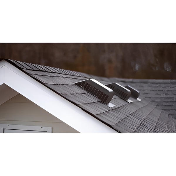 Master Flow Roof Louver Aluminum - Slant Back With Filter (Pack of 6) image 5