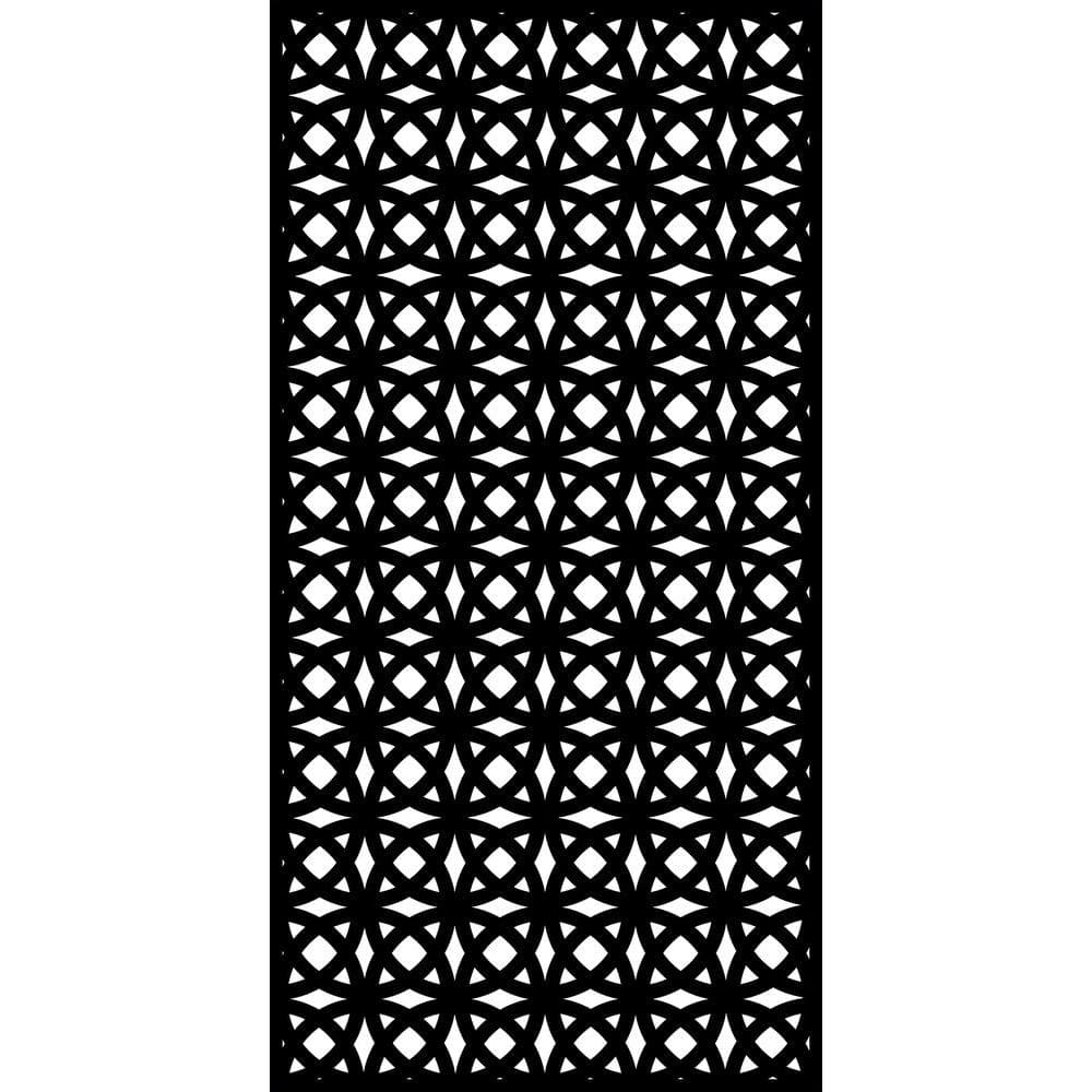 Matrix 71 in. x 2.95 ft. Orbit Decorative Fence Panel Screen