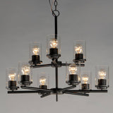 Maxim Lighting Corona 9-Light Black Chandelier