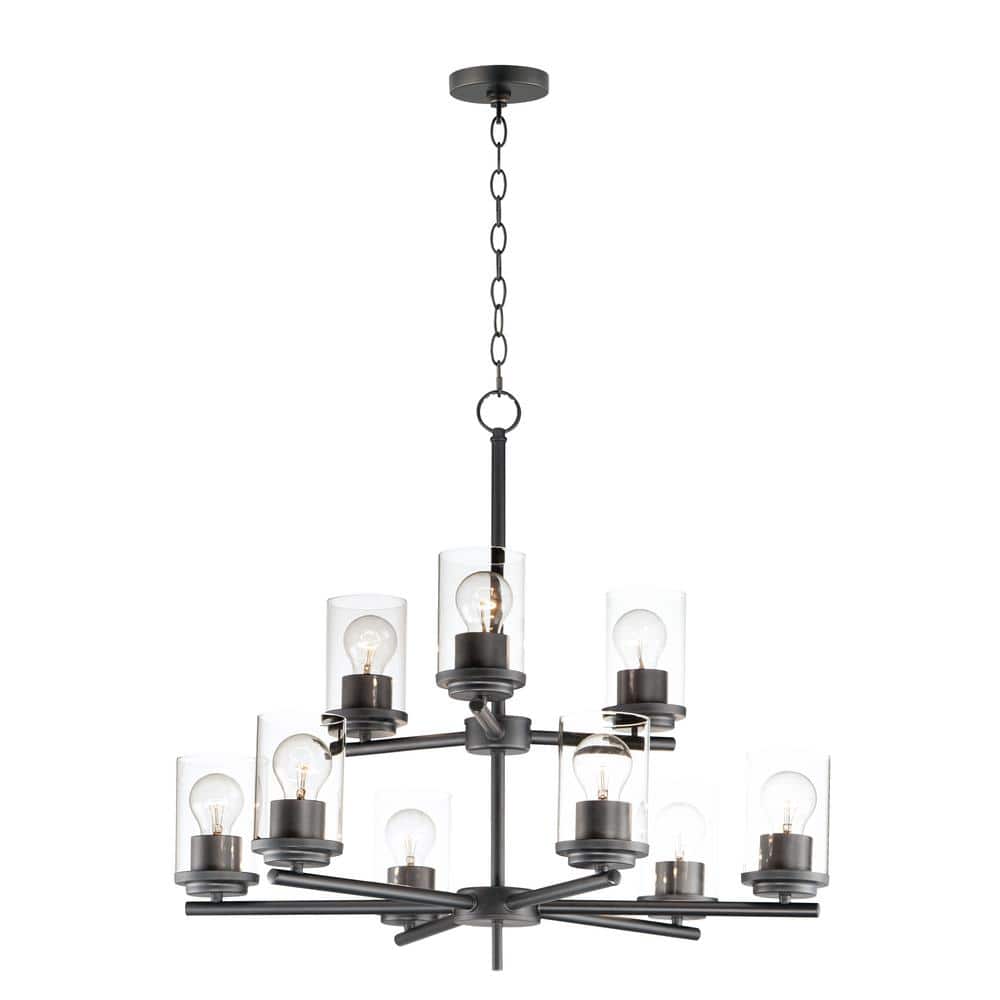 Maxim Lighting Corona 9-Light Black Chandelier