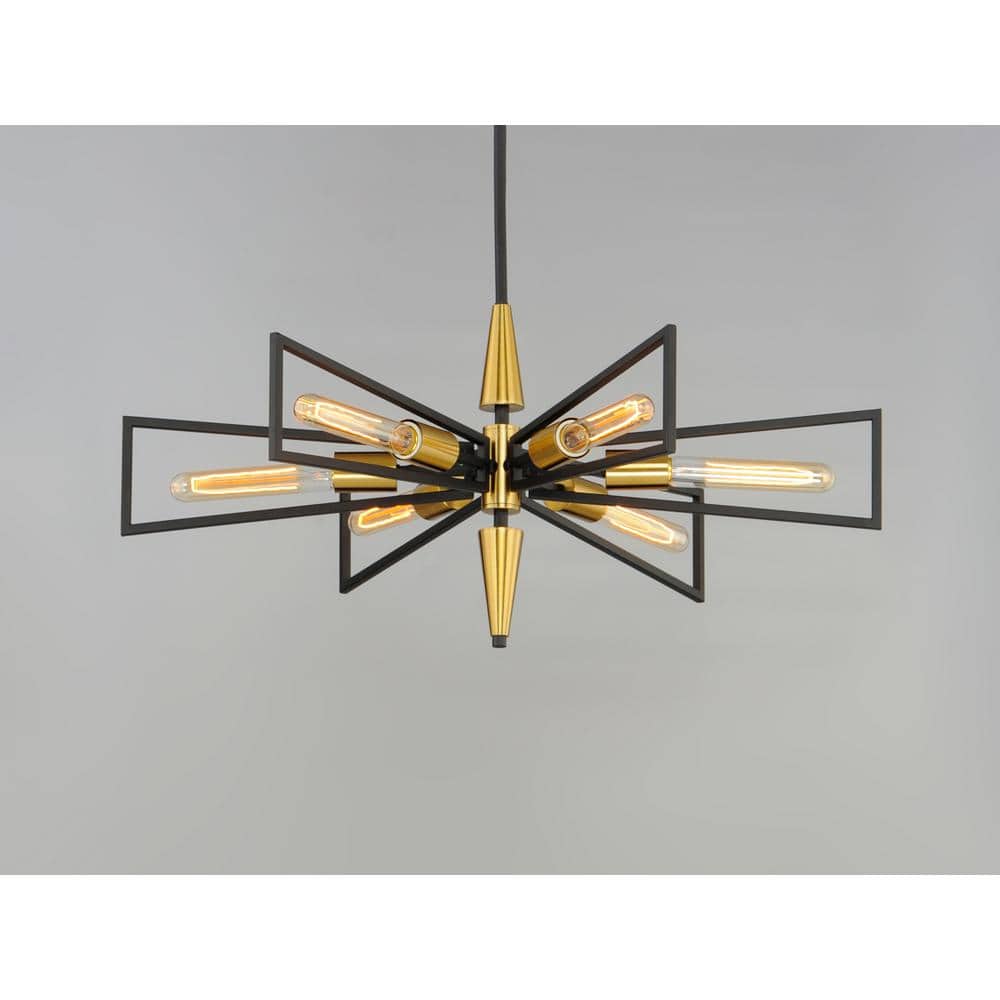 Maxim Lighting Wings 6-Light Black Chandelier
