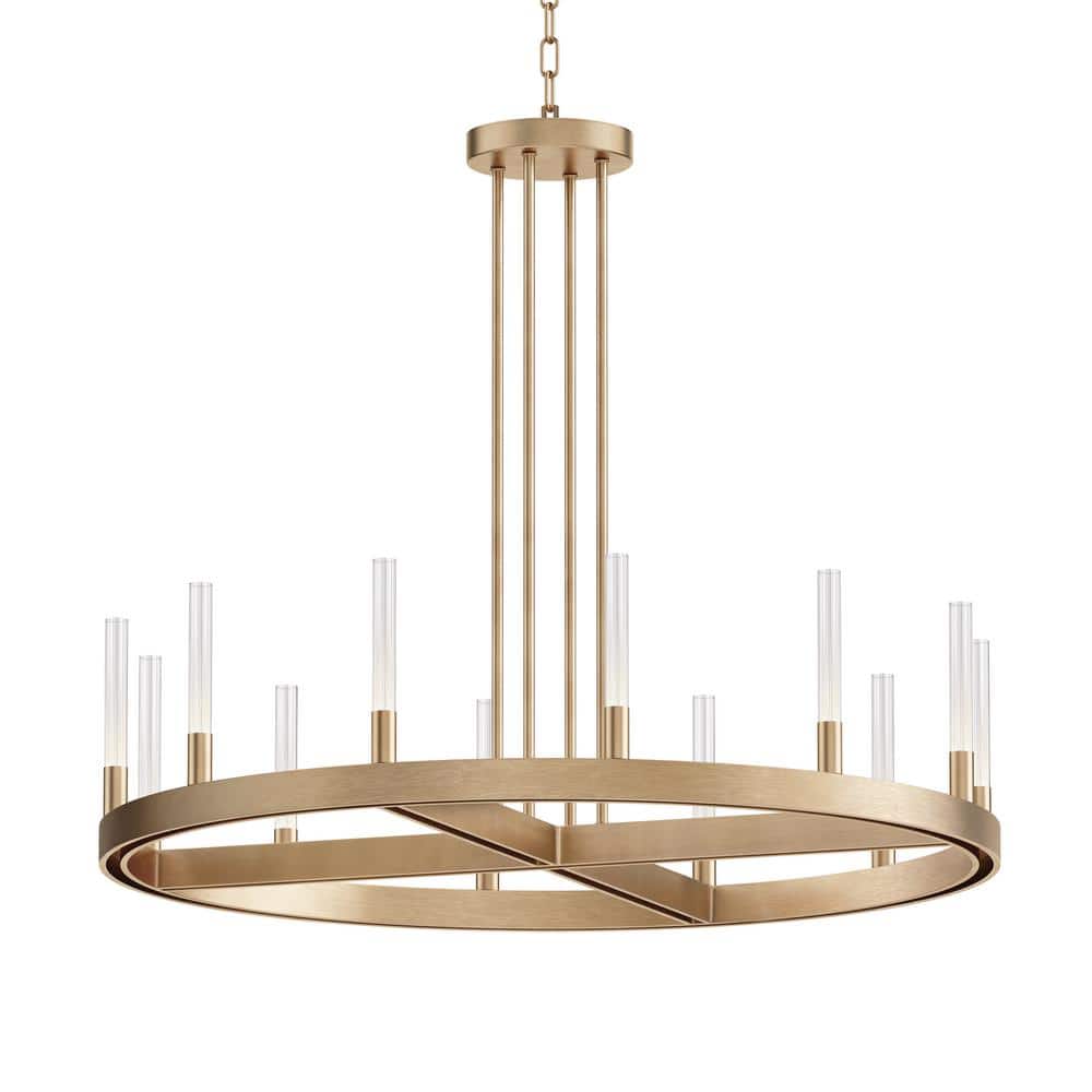 Maxim Lighting Ovation 12-Light Integrated LED Gold Chandelier