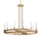 Maxim Lighting Ovation 12-Light Integrated LED Gold Chandelier