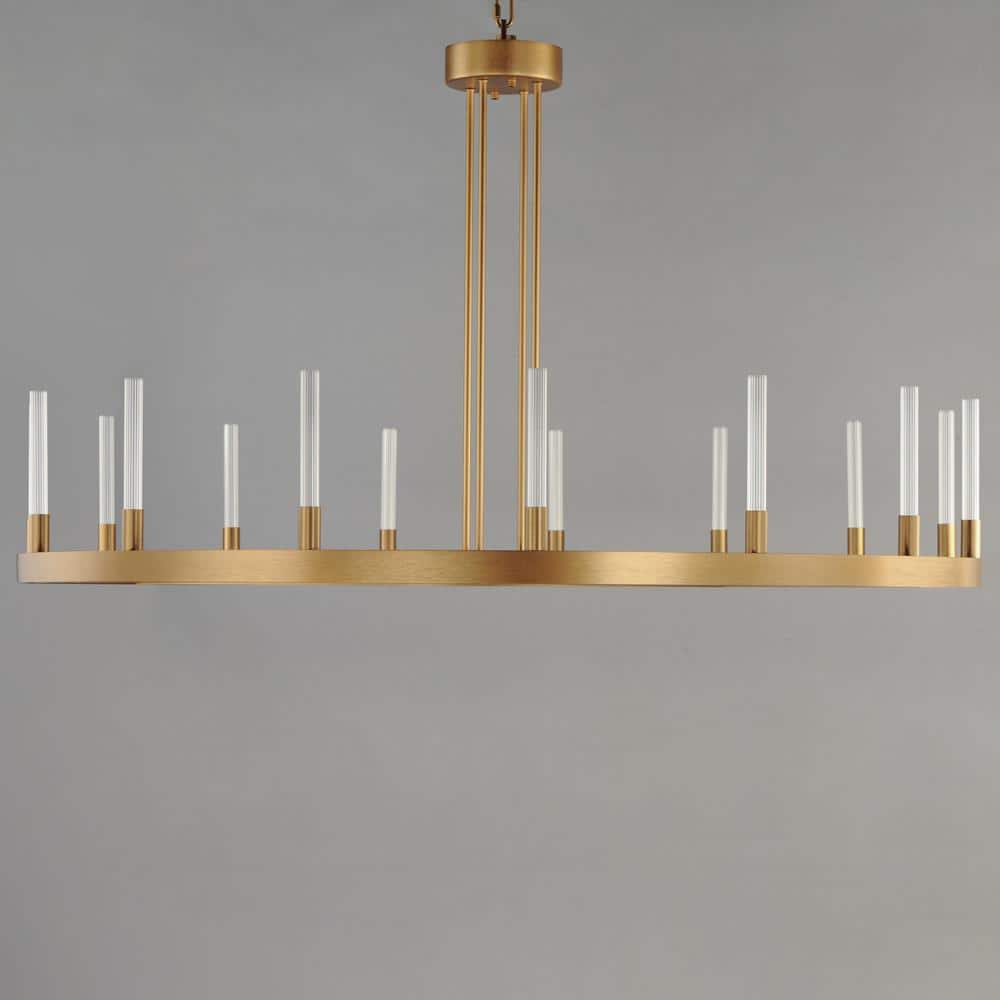 Maxim Lighting Ovation 15-Light Integrated LED Gold Chandelier
