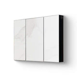 XUJMK 39 in. W x 28 in. H Rectangular Metal Medicine Cabinet with Mirror,Vanity Mirrors Recessed&Surface Mount