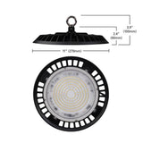 Metalux 11 in. HBD High Bay 180-Watt Equivalent, 16K Lumens 5K CCT Cord and Plug