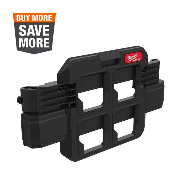 Milwaukee PACKOUT Compact Plate Tool Box Rack Attachment, 16.8 in x 9.6 in x 2.6 in