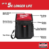 Milwaukee 15 in. Ultimate Jobsite Backpack with 9-Pocket Utility Pouch, 48 Pockets, 1680D Ballistic Base