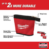Milwaukee 14 in. Low-Profile Tool Backpack with Multi-Size Zipper Pouches (3-Pack)