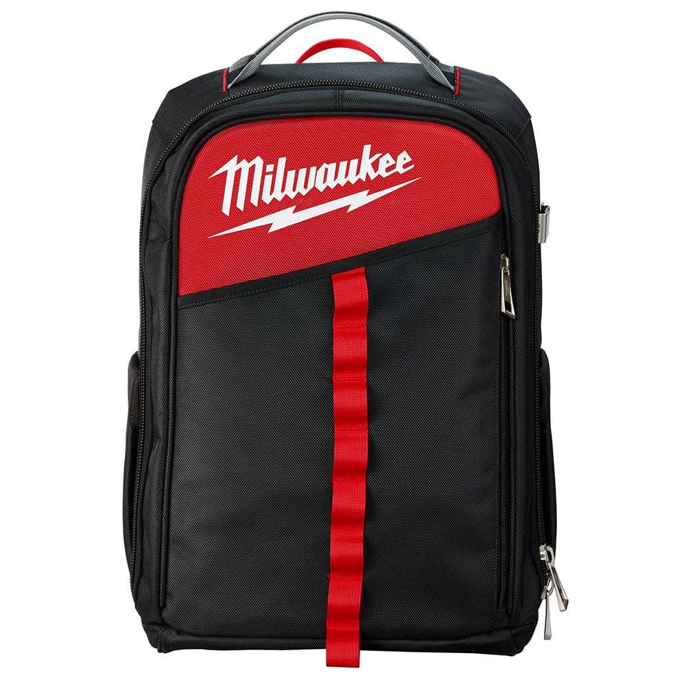 Milwaukee 14 in. Low-Profile Tool Backpack with Multi-Size Zipper Pouches (3-Pack)
