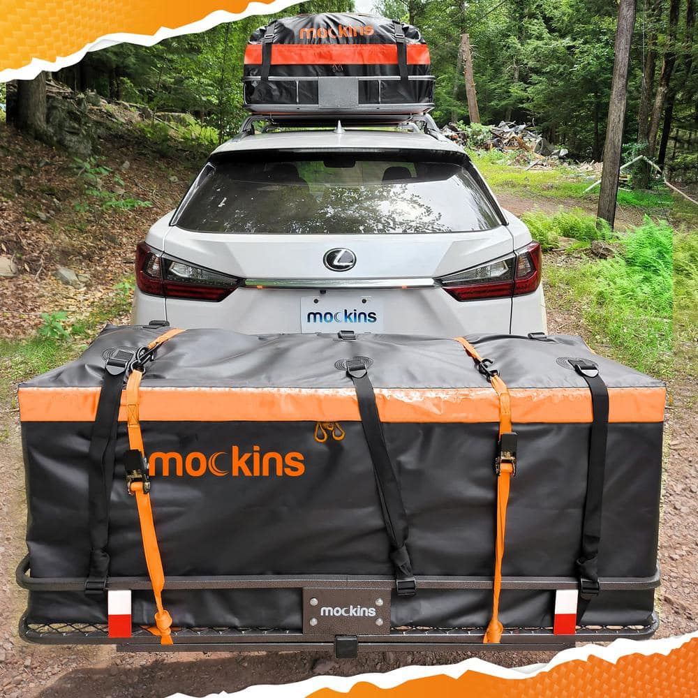Mockins Waterproof Cargo Roof Bag with 20 cu. ft. of Dry Storage Space - 44 in. x 34 in. x 18 in.