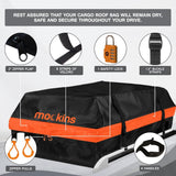 Mockins Waterproof Cargo Roof Bag with 20 cu. ft. of Dry Storage Space - 44 in. x 34 in. x 18 in.