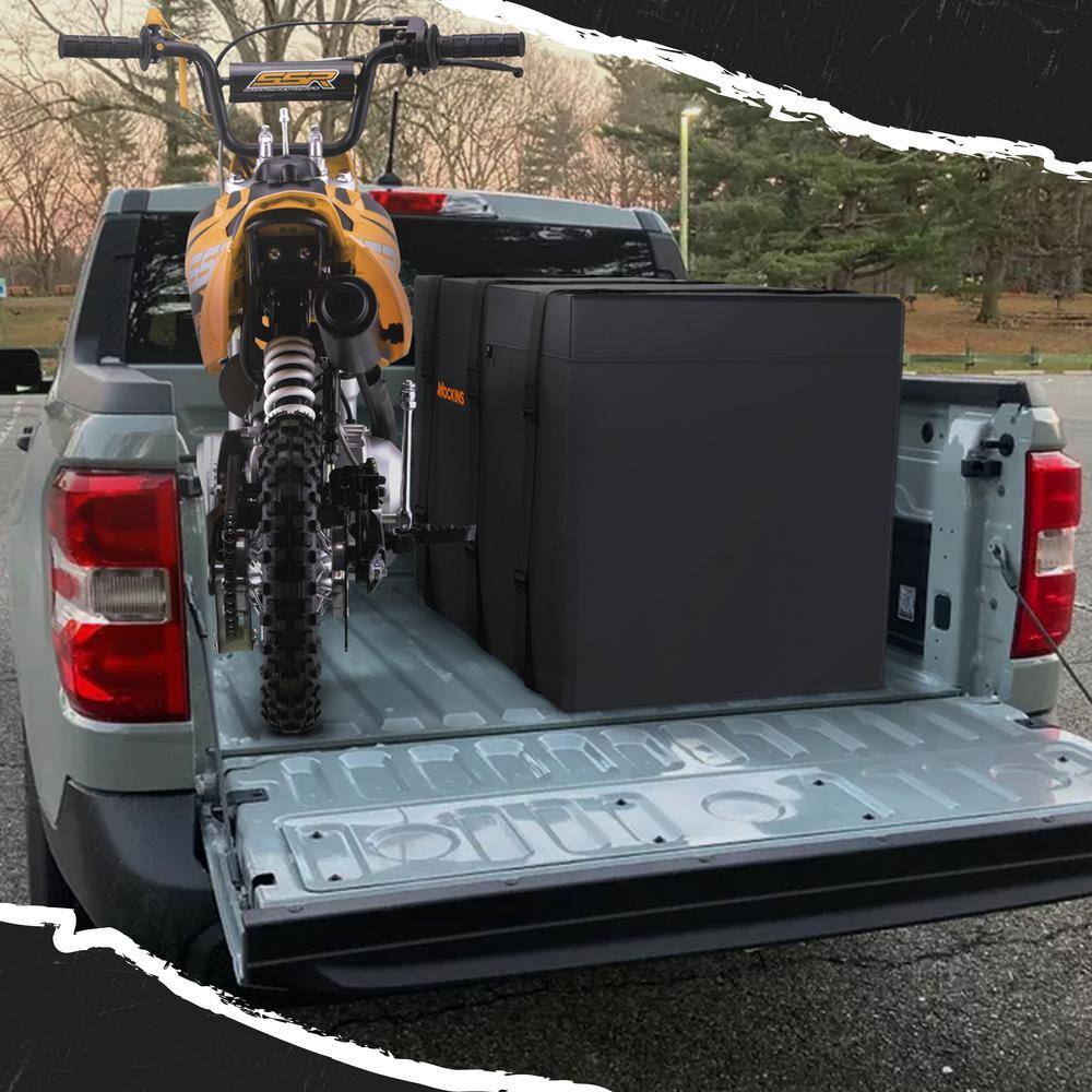 Mockins 40 cu. Ft. Waterproof Cargo Carrier Bag 70 in. x 33 in. x 30 in. Hitch Bag with Lock, Straps and Carry Bag
