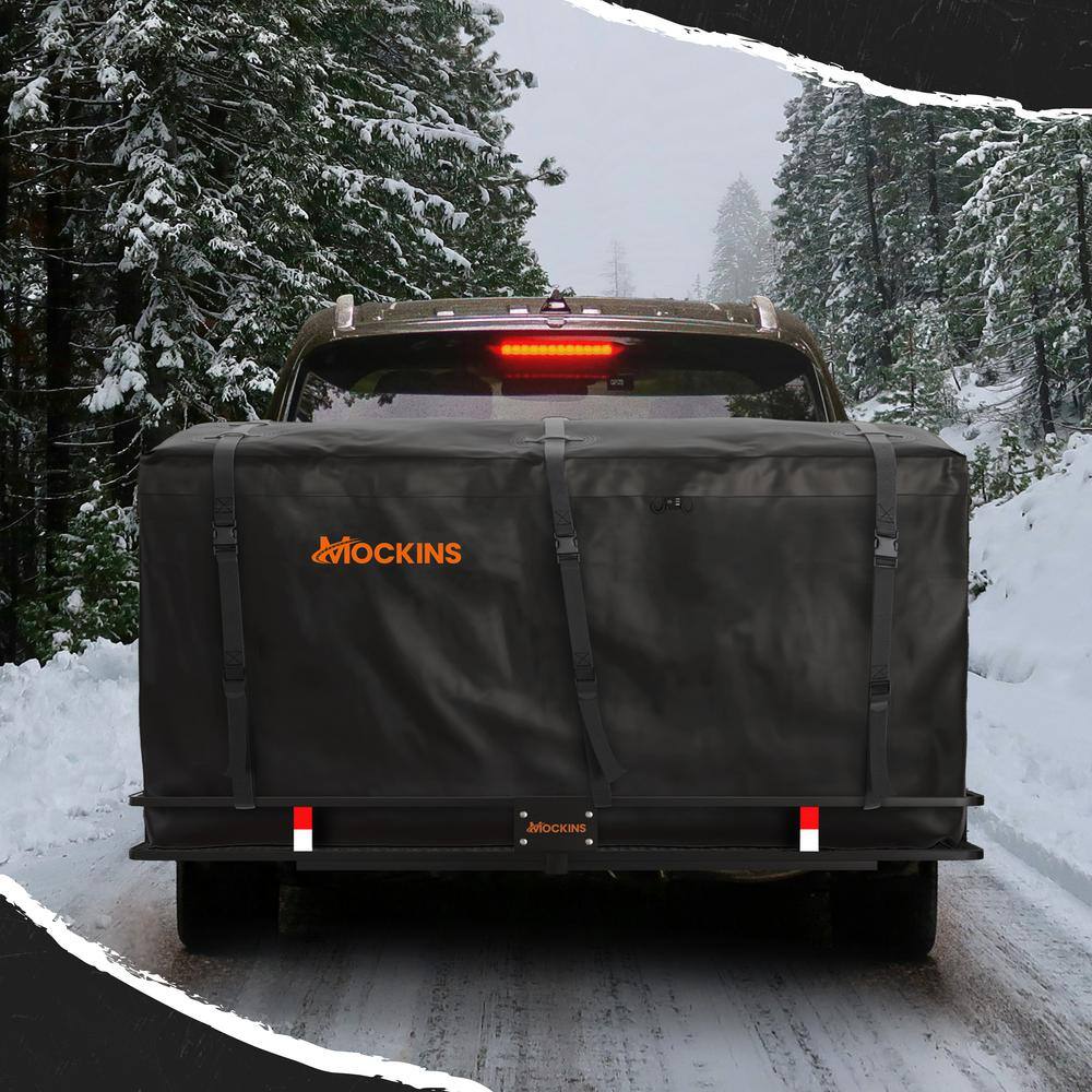 Mockins 40 cu. Ft. Waterproof Cargo Carrier Bag 70 in. x 33 in. x 30 in. Hitch Bag with Lock, Straps and Carry Bag
