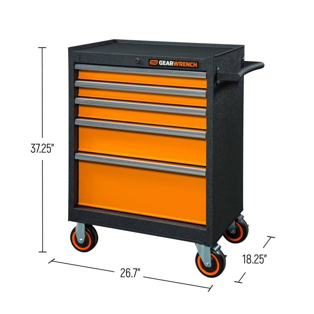 GEARWRENCH 26 in. 5-Drawer GSX Series Rolling Tool Cabinet