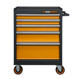 GEARWRENCH 1/4 in., 3/8 in. and 1/2 in. Drive Mechanics Tool Set in EVA with 26 in. 5-Drawer GSX Rolling Tool Cabinet (192-Pieces)