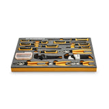 GEARWRENCH 1/4 in., 3/8 in. and 1/2 in. Drive Mechanics Tool Set in EVA with 26 in. 5-Drawer GSX Rolling Tool Cabinet (192-Pieces)