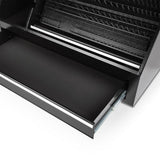 Montezuma 37 in. W x 18 in. D 1-Drawer Black Steel Portable Shop Triangle Tool Box Chest for Sockets, Wrenches and Screwdrivers