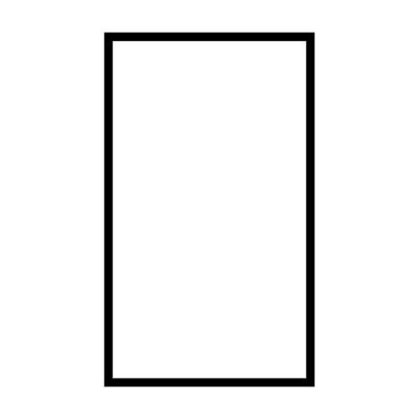 36 in. x 80 in. Left-Hand Inswing 3-Lite Low-E Glass Finished Black Fiberglass Prehung Front Door
