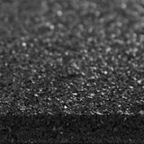 Multy Home Envirotile 16 in. x 16 in. Square Black Reversible Brickface/Flat Profile Rubber Paver