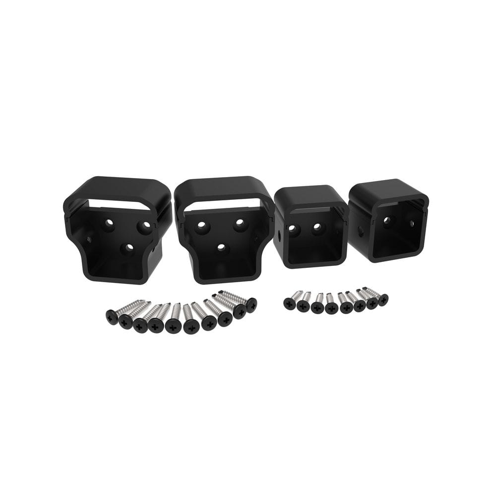 NewTechWood Allure Aluminum Preassembled Rail Bracket in Black