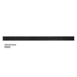 NewTechWood Allure 8 ft. Aluminum Drink Rail in Black