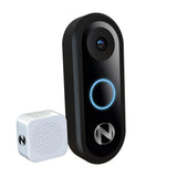 Night Owl 1080p Wired Video Doorbell with Chime Black