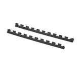 Norsk Black 24 in. x 24 in. EVA Foam Solid Color Diamond Plate Interlocking Tile (36-Tile)
