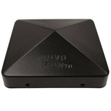 NUVO IRON 5 in. x 5 in. Black Eazy-Cap Patented Pyramid Post Cap (72-Pack)