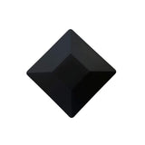 NUVO IRON 4 in. x 4 in. Black Rigid Plastic Pyramid Post Cap (Pack of 24)