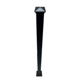 NUVO IRON Ready Rail Series 2 in. x 2 in. x 38 in. H Steel Rail Fence Post
