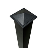 NUVO IRON Ready Rail Series 2 in. x 2 in. x 38 in. H Steel Rail Fence Post