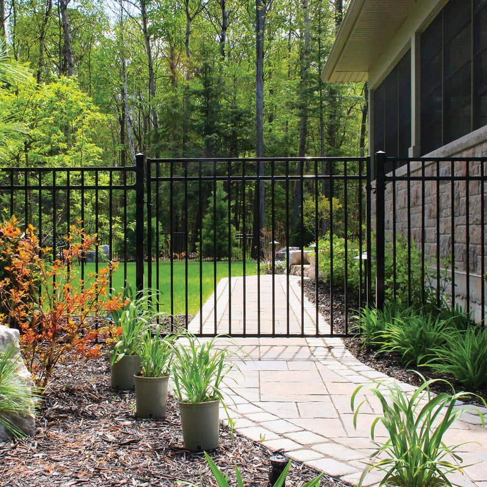 NUVO IRON Legacy Collection 2 in. x 2 in. x 8 ft. Galvanized Steel Square Metal Fence Post with Pyramid Post Cap