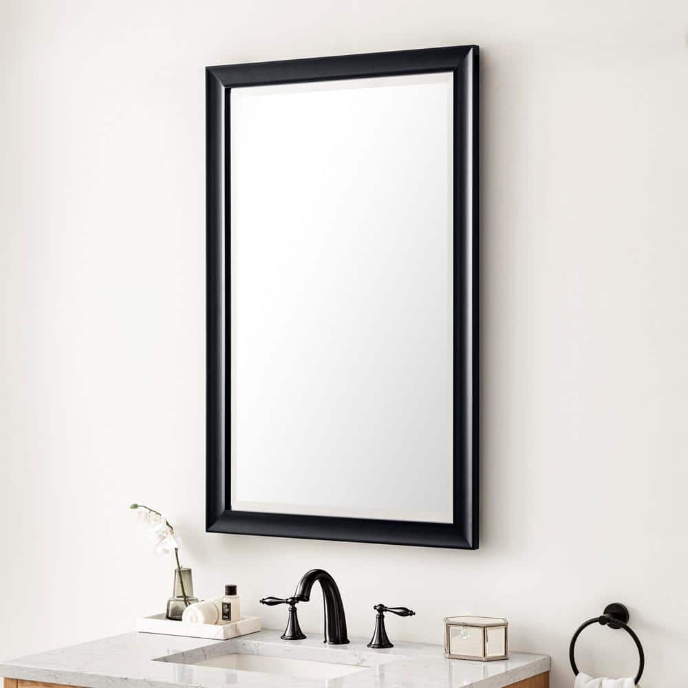 James Martin Vanities Glenbrooke 26" x 40" Black Onyx Vanity Mirror