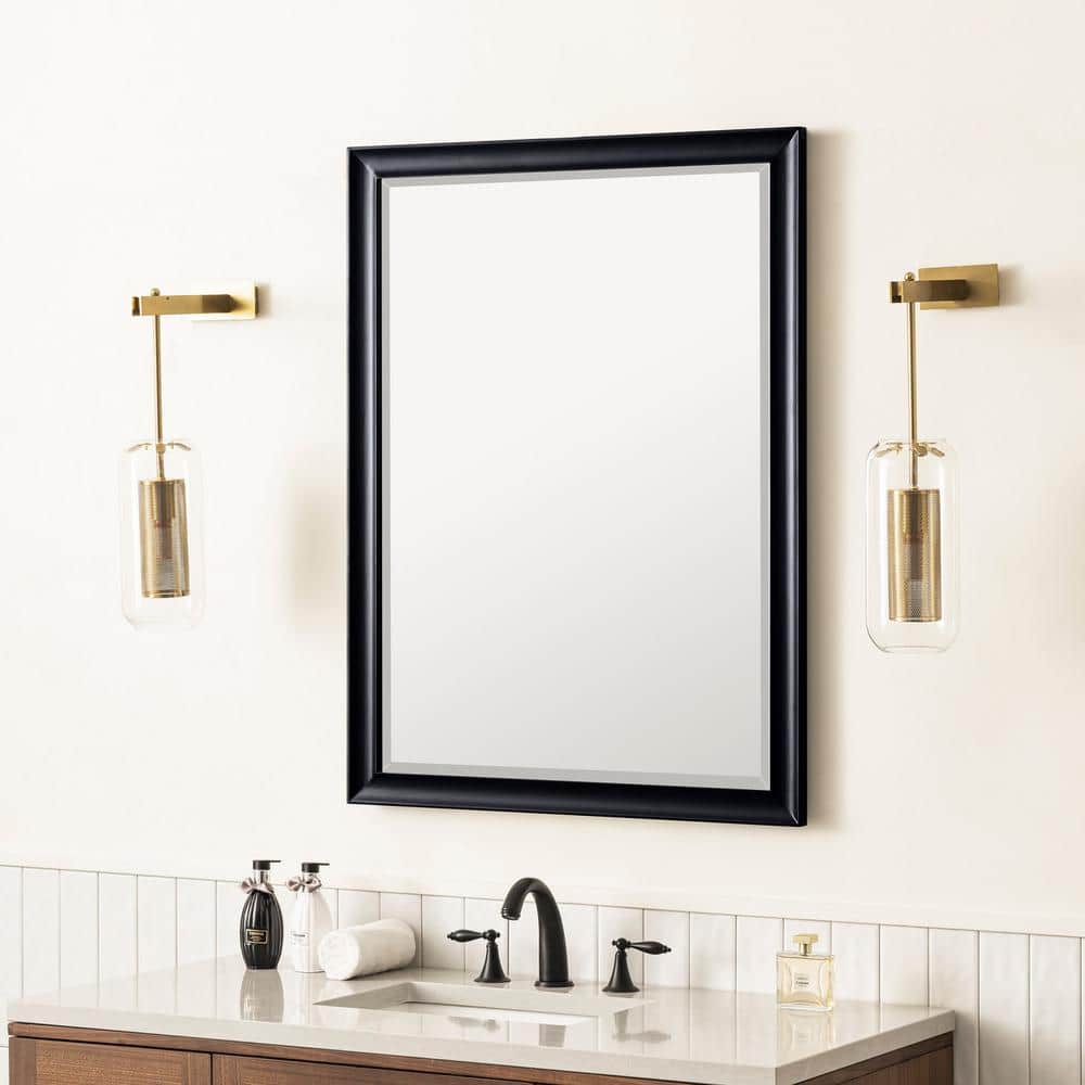 James Martin Vanities Glenbrooke 30" x 40" Black Onyx Vanity Mirror