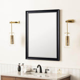 James Martin Vanities Glenbrooke 30" x 40" Black Onyx Vanity Mirror