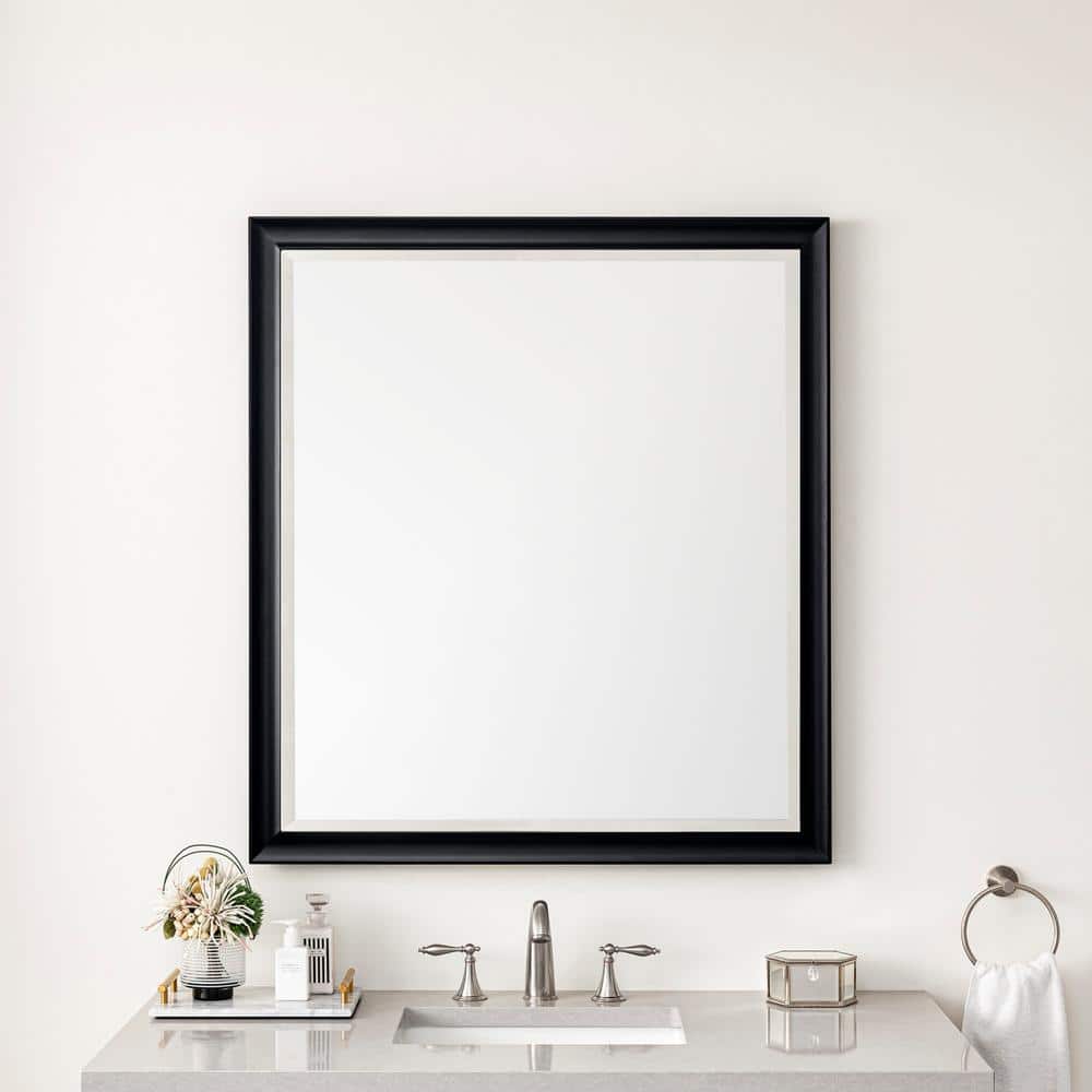 James Martin Vanities Glenbrook 36" x 40" Black Onyx Vanity Mirror