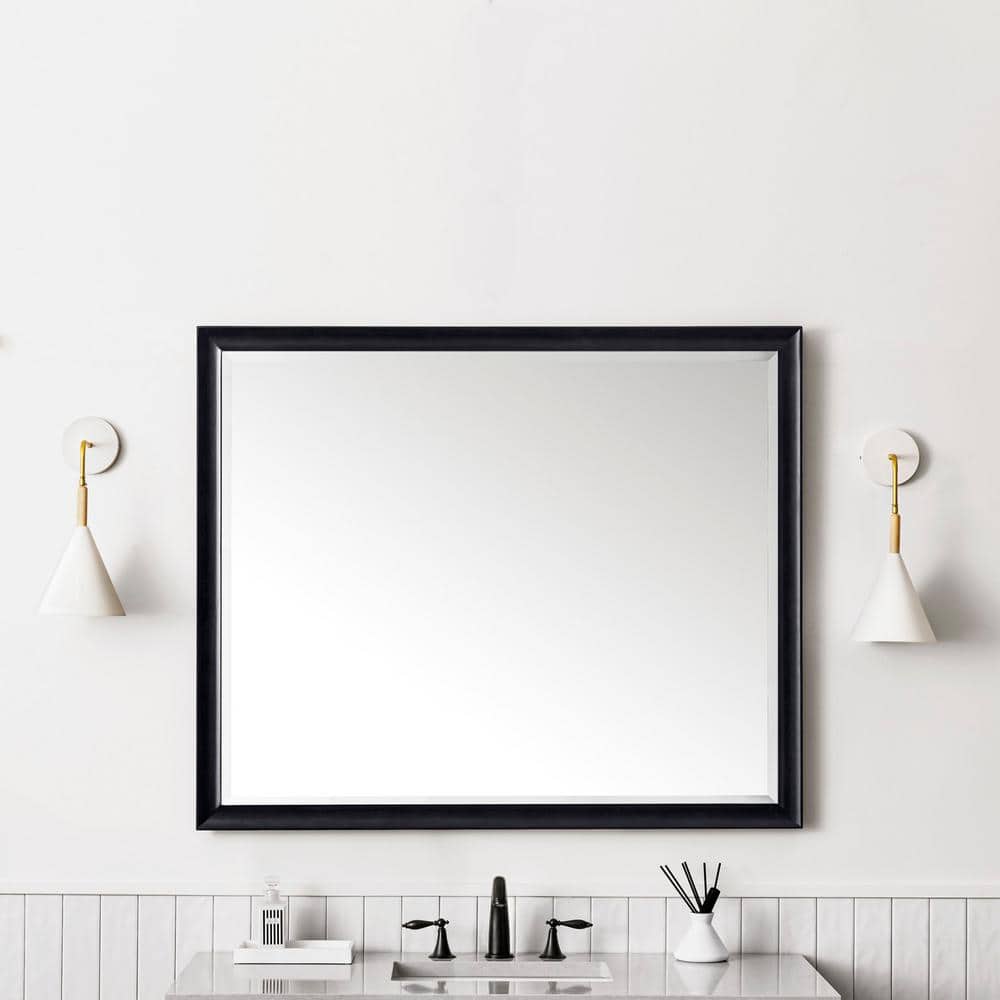 James Martin Vanities Glenbrook 48" Black Onyx Rectangular Vanity Mirror