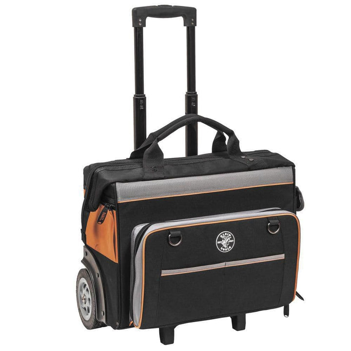 Klein Tools Tradesman Pro Rolling Tool Bag, 24 Pockets, 19 in. (Model 55452RTB)