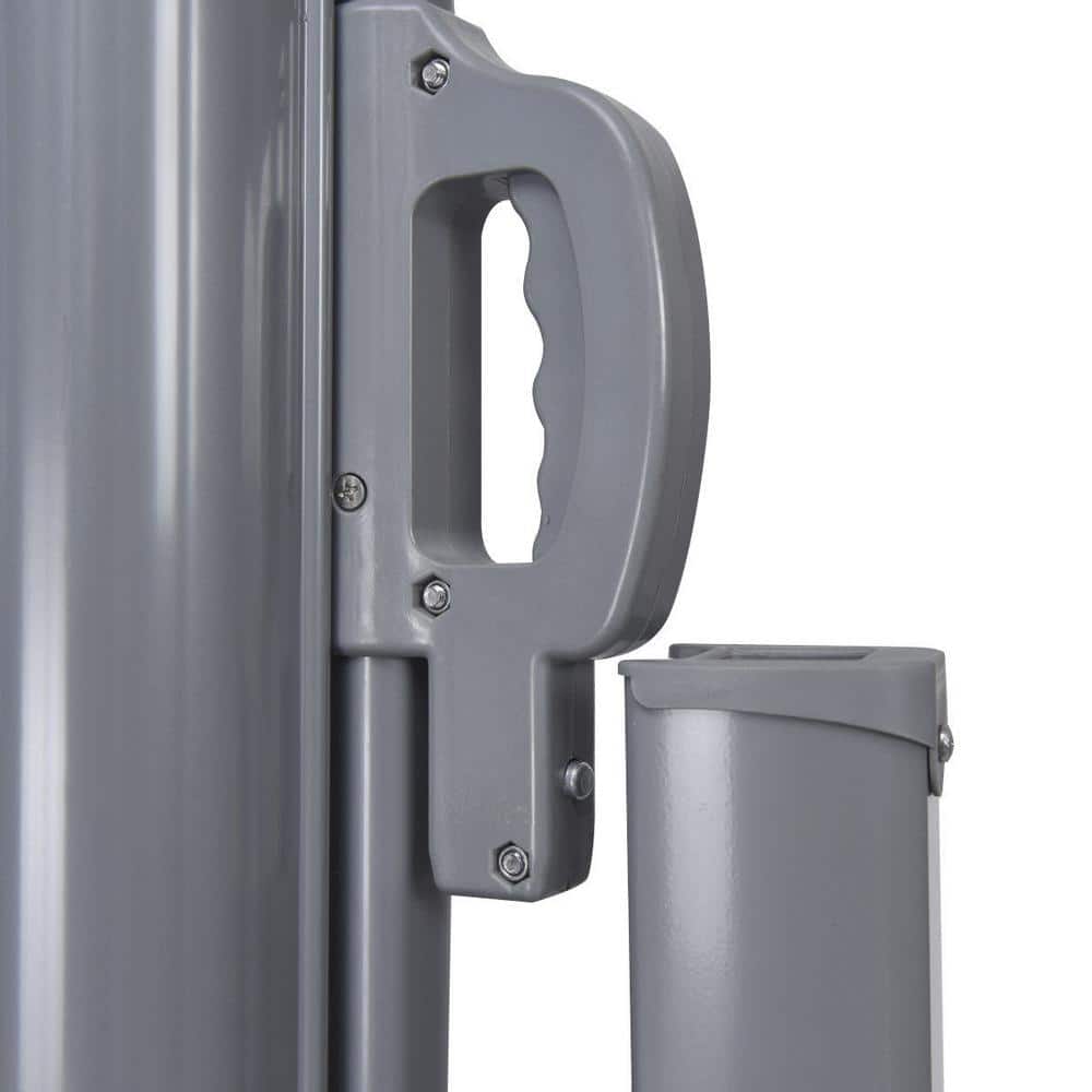 118.5 in. W x 63 in. H Patio Retractable Folding Side Awning Screen Privacy Divider
