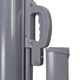 118.5 in. W x 63 in. H Patio Retractable Folding Side Awning Screen Privacy Divider