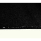 68 in. x 50 ft. Black Mesh Fabric Privacy Fence Screen with Integrated Button Hole