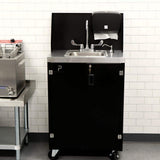 Paragon Electric Portable Sink with Cold, Hot Water and Internal Pump - Black