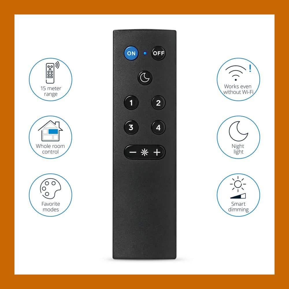 Philips Remote Dimmer Switch with Batteries Powered by WiZ (1-Pack)
