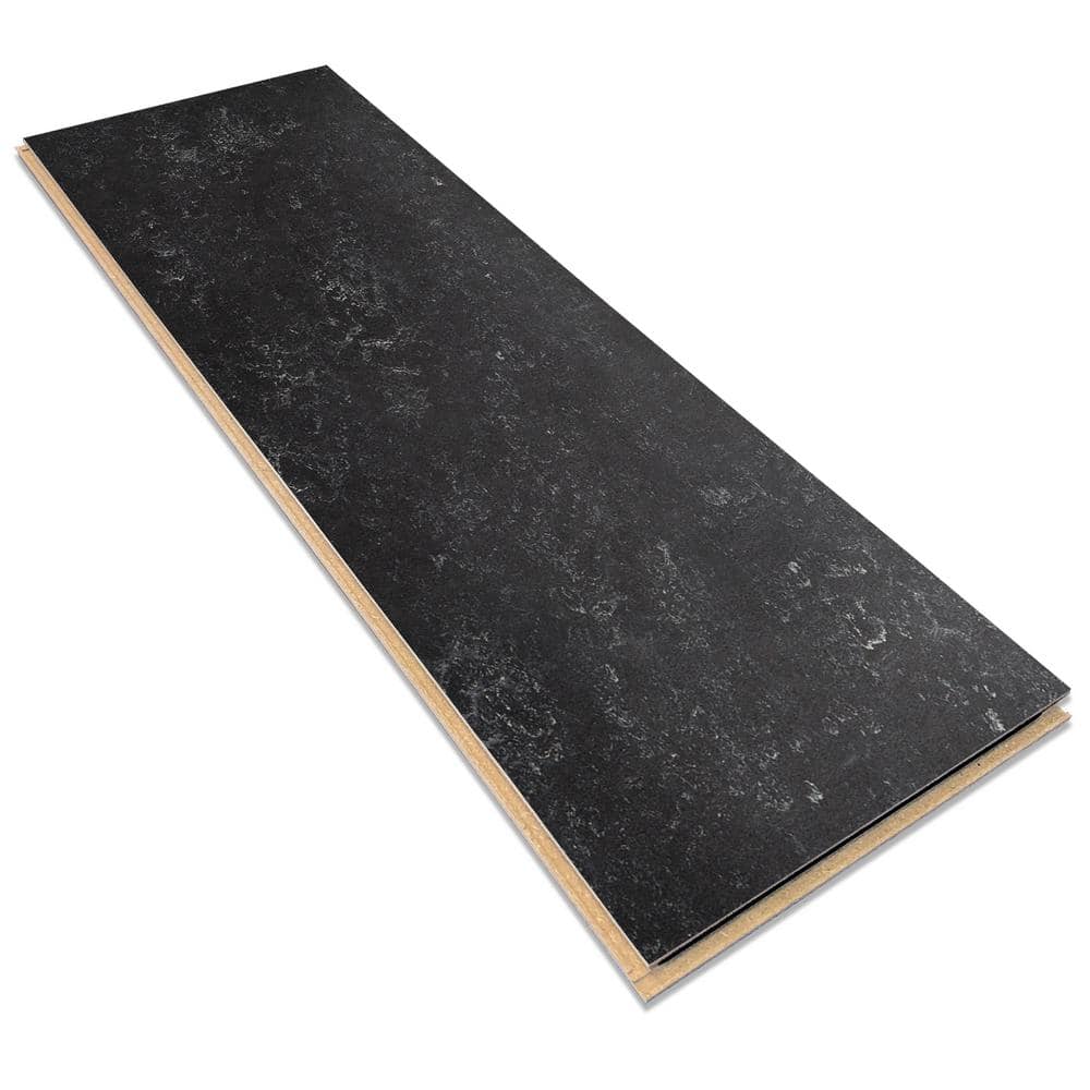 Marmoleum Cinch Loc Seal Black 9.8 mm Thick x 11.81 in. Wide X 35.43 in. Length Laminate Floor Tile (20.34 sq. ft/Case)